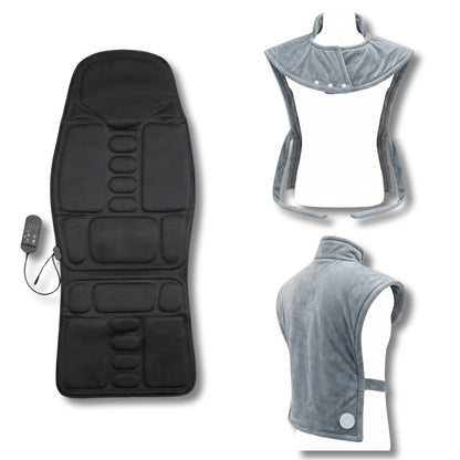 Coffret Télétravail Confort & Chaleur – Dos, Nuque & Lombaires