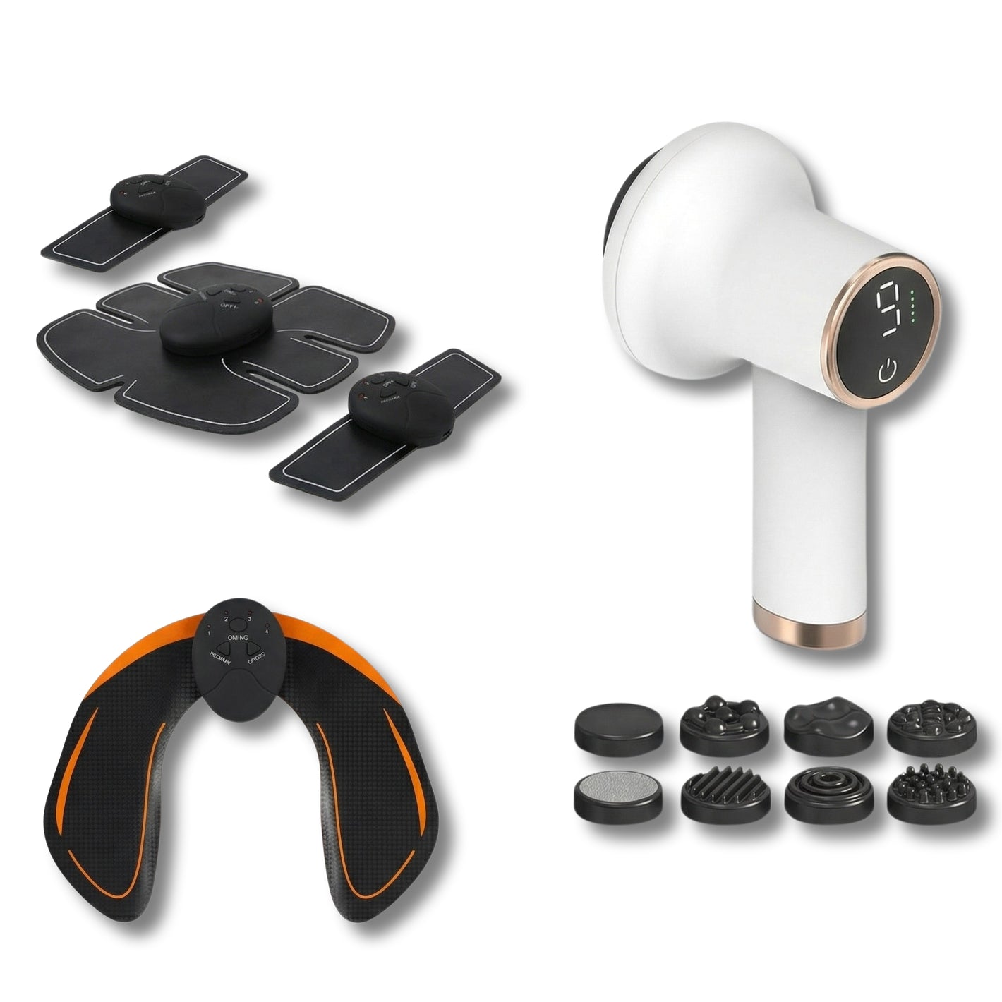 Coffret Sculpt & Lissage – EMS Corps + Anti-Cellulite + Fessiers Sculptés